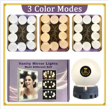 Vanity Mirror Light LED Bulbs for Makeup Mirror Stand (10 Bulbs) | LED