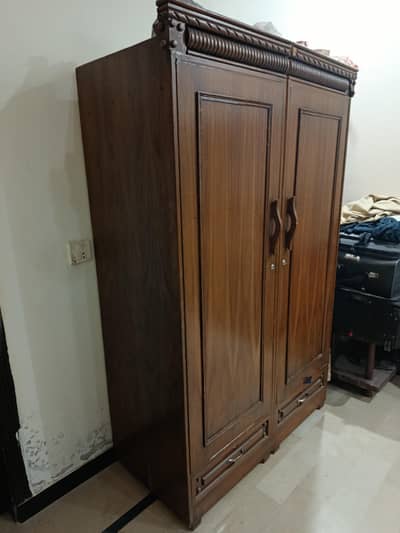 Solid wood clothe almari