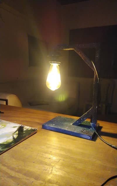 wooden lamp