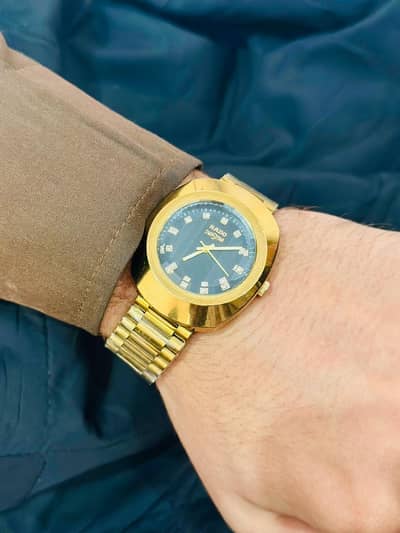 Original RADO Diastar Gold Watch | Classic Luxury Timepiece