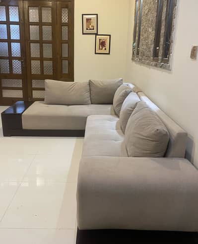 7 seater L shaped sofa