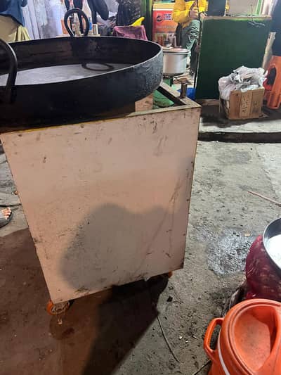 counter+chapli kabab karahi