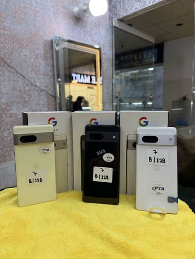 Google Pixel 7a / 7 /7pro, 8  / 128  - Offical Pta Fresh  New Stock