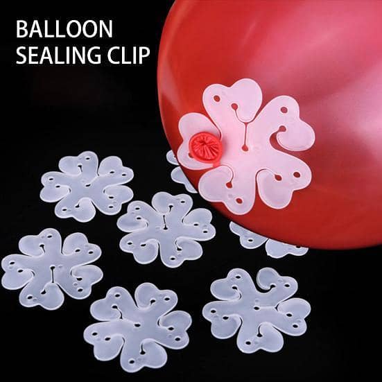 Balloons Clips Set – Plum Balloon Clips for Balloons, 6.5 cm Diameter, Reusable Party Decor