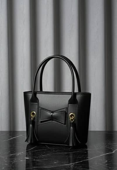 asthetic PU leather women handbag