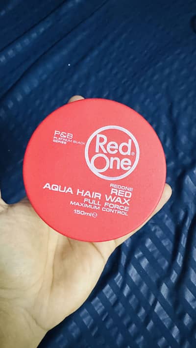 Red one hair wax