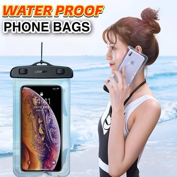 Universal Waterproof Phone Pouch Dry Bag Case for All iOS and Android Phones – IPX8 Submersible 30m
