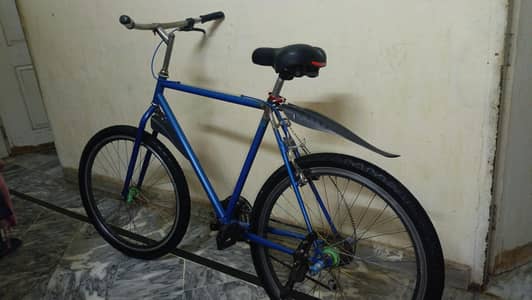 Classic Old-Style Blue Bicycle | Vintage Look | Strong & Smooth Ride