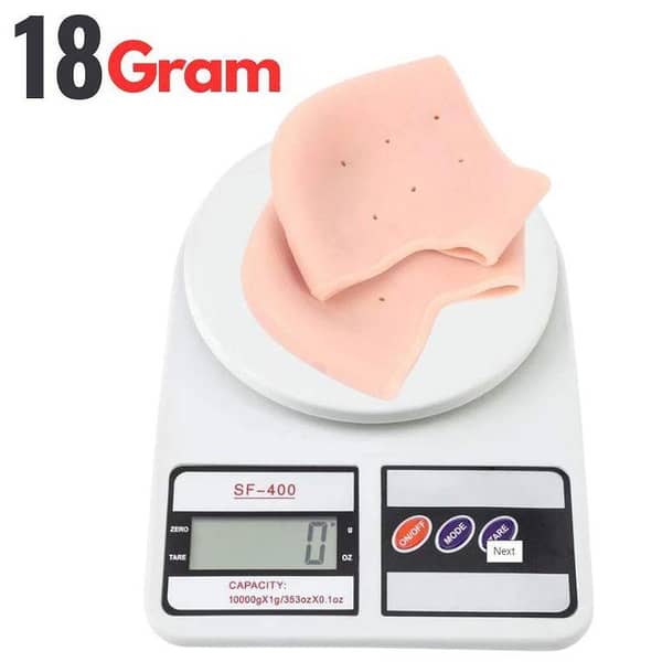 1 Pair (2pcs) Soft Silicone Heel Anti-C Crack Pain Relief Gel Heel Pad Socks for Men and Women Heel Protector