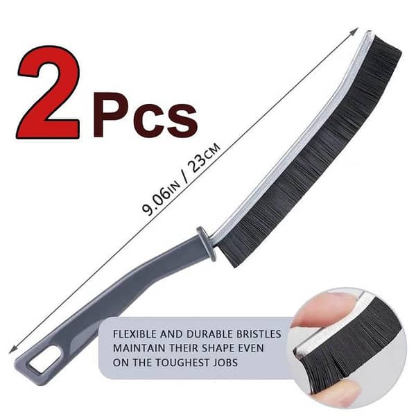 Gap Cleaning Brush, Hand-held Crevice Cleaning Tool, Window Groove Cleaning Brush, Small Crevice Cleaning Brushes For Blind, Baseboard, Fan, Window Or Sliding Door Track, Cleaning Supplies, Cleaning Tools