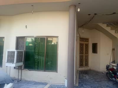 1 Kanal Double Storey House 4 Family Portions 8 Beds Marghzar Colony