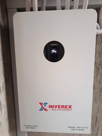 Inverex 5.3 kWh lithium batteries  for sale (2unit)  10 years warranty