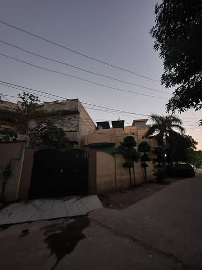 9.12 Marla Corner House For Sale 1.5 Storey, Solar Installed Marghzar Colony