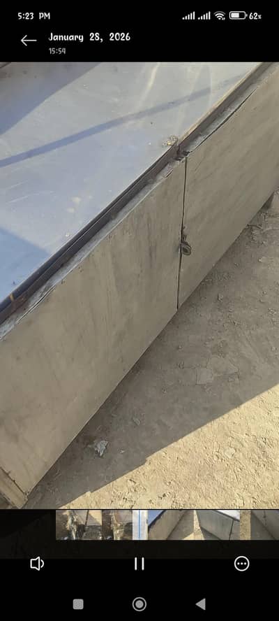 steel counter  stalll