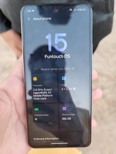 Vivo y200 8 256