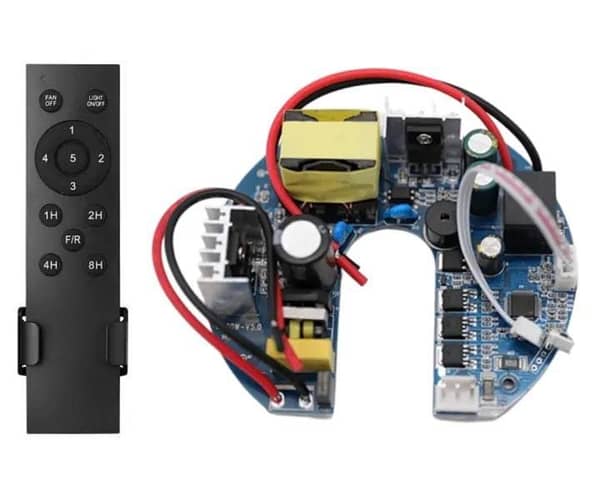 AC/DC 60W Ceiling Fan Circuit with Remote Control