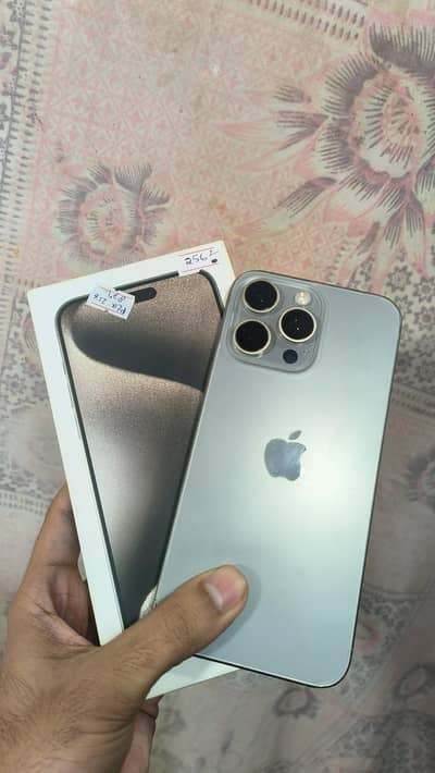 Iphone 15 pro max HK 256gb PTA Approved with box