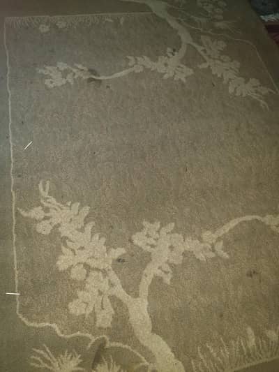 brown tree print carpet