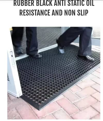 RUBBER BLACK MAT NON SLIP
