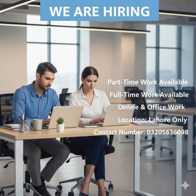 Online,Part Time and Full Time  jobs available