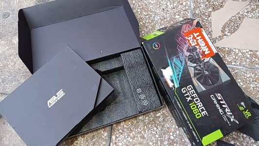 Asus Rog Strix GTX 1060 6gb with box