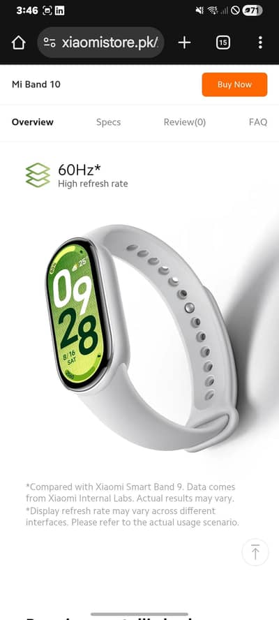 Xiaomi Band 10 Glacier Silver Box Pack