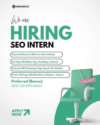 SEO Intern Required – Learn & Grow with AbramSoft