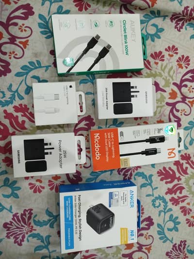 all accessories apple Samsung Anker aukey PIN packs