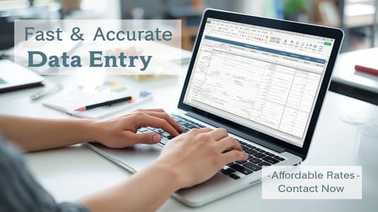 Fast & Accurate Data Entry Services – Affordable Rates