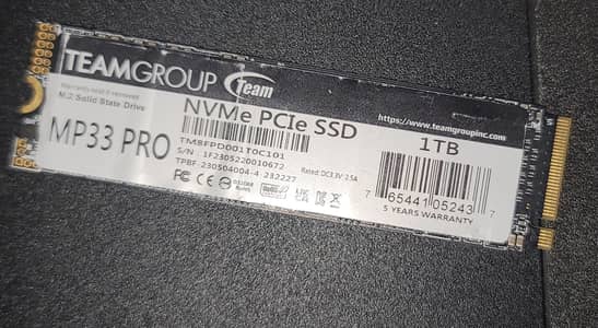 TeamGroup 1 TB Nvme