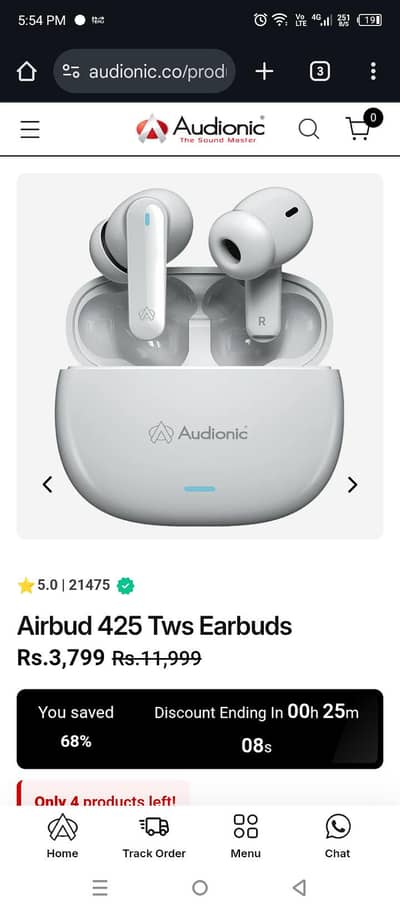 earbuds 425 audionic