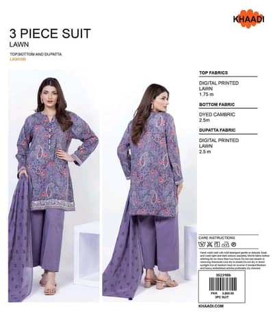 Lawn Collection  BY  "K H A A D I"