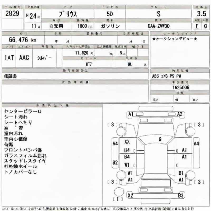 prius 2012 model s led  version 2