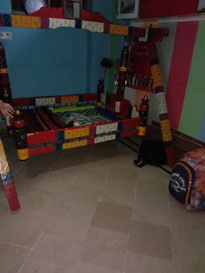 Traditional wooden jhoola