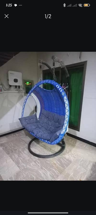 double hanging egg chair