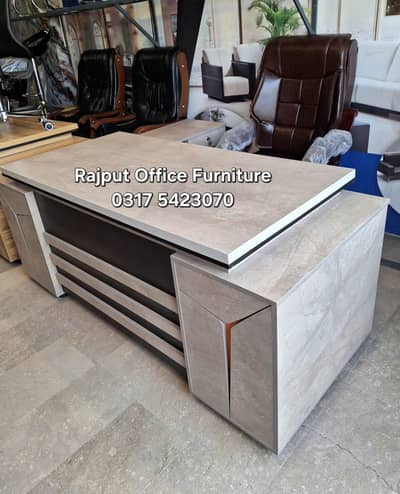 Executive Office Table And Chair Office Setup Office Furniture