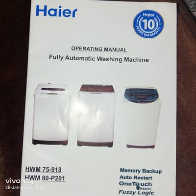 want to sell my haier Fully Automatic Machine