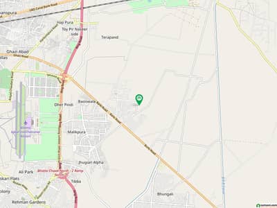 10marla back of facing park single or pair plot available best for builders