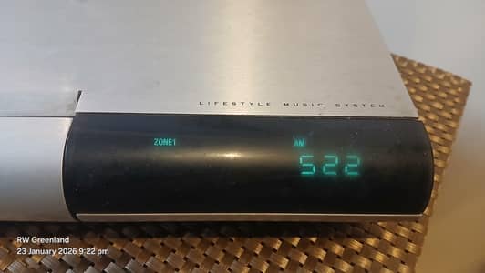 Bose Amp and Bose double cube and Sony Music system