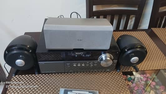Bose Amp and Bose double cube and Sony Music system