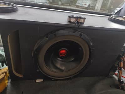Amplifier, Woofers, Speakers, Subwoofer