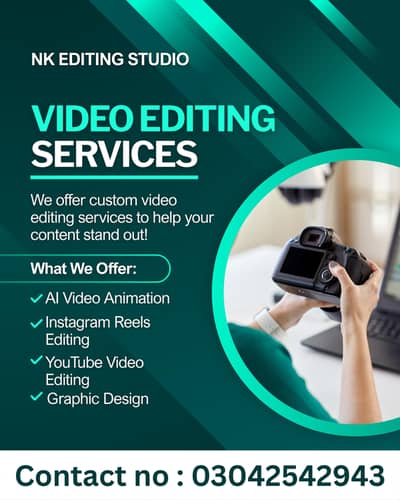 Video Editing services Available