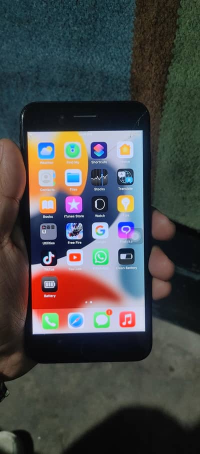 iPhone7plus 128GB non PTA fingerprint ok 03053372873