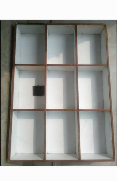 wooden shelve