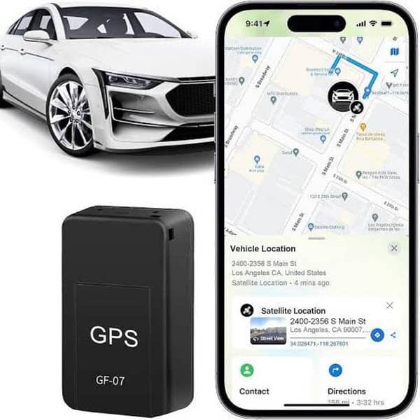 Mini Magnetic GPS Tracker with Real-Time Location, Voice & Route Recording