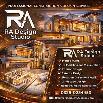 Architectural Design, Construction & Renovation Services, Lahore