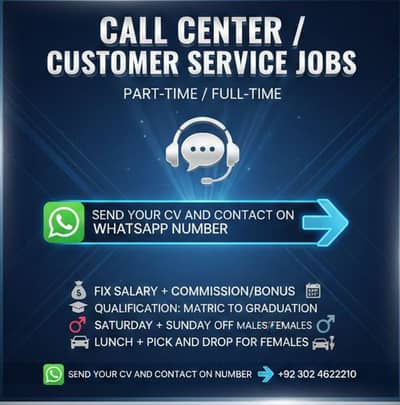 CALL center Jobs in Lahore
