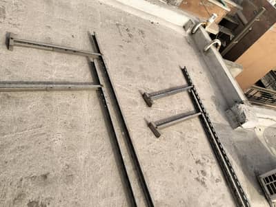 Solar penal stan adjustable for 2 panel