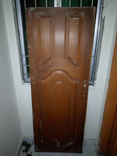 washroom door 2nd han 10 by 10 70 inches length 26 inch cock