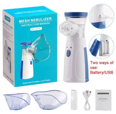 2 in 1 Rechargeable Nebulizer Kids & Adults Mask Washable Free deliver